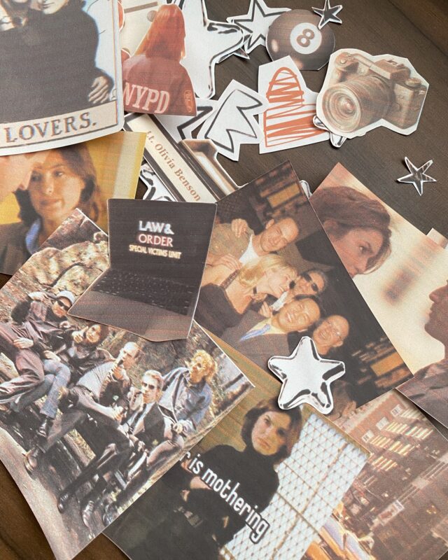 SVU no meu planner 🖤